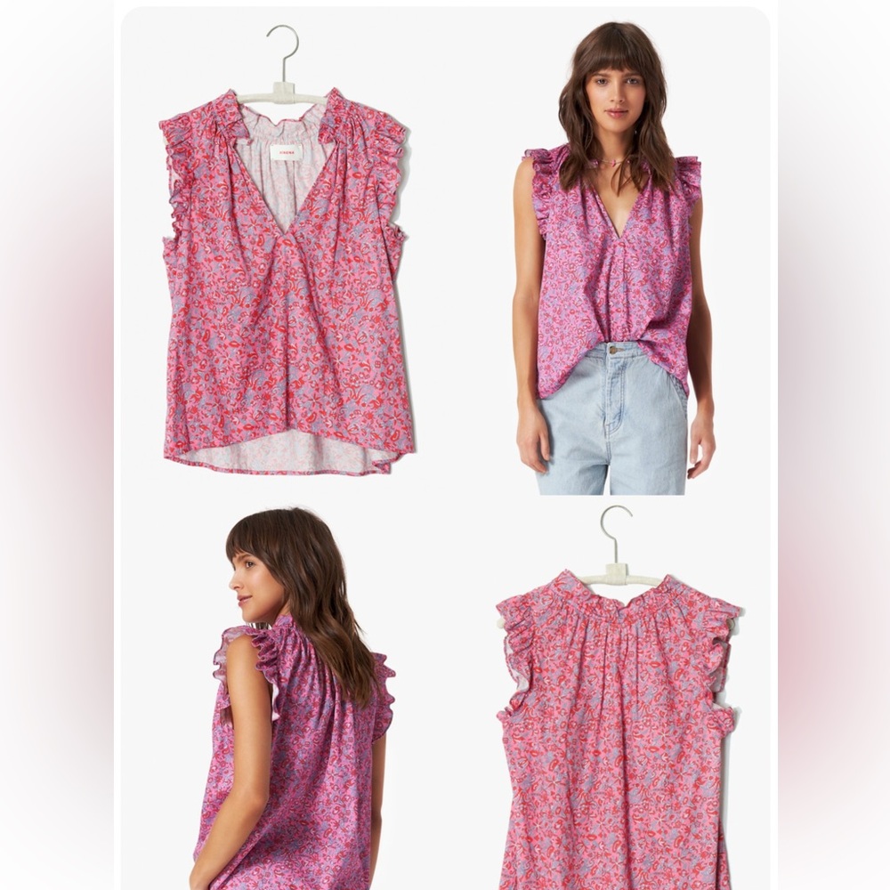 Xirena Bex Top - pink flora